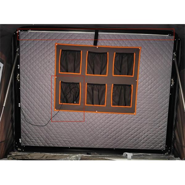 2022 Hot Style Gel Coated Aluminum Alloy Shell Car Roof Top Tent 210*143*163cm for Camping