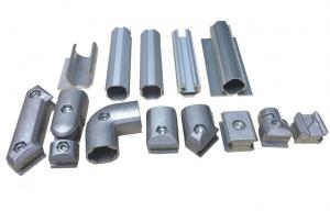 China Dia-cast Aluminum Drain Pipe Joints ROHS For Connecting Pipe And Joint Products on sale