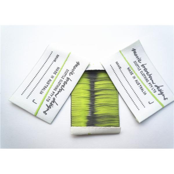 Clothing sew in garment labels fabric woven lable customized lable