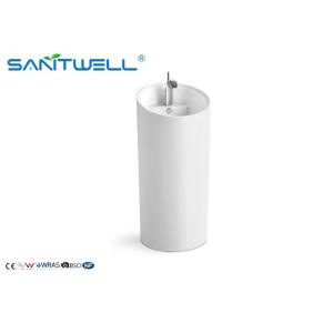 Cheap Popular style white bathroom ceramic pedestal basin with SON certificate wholesale