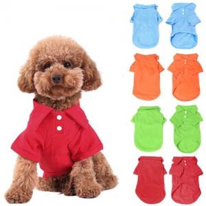 Cheap blank Pet Puppy Summer Shirt Pet T Shirt pet accessories wholesale china wholesale