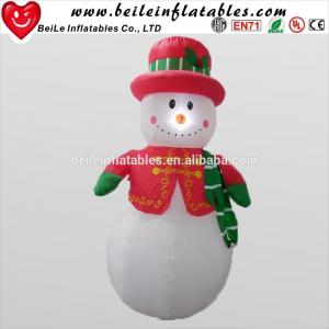 Cheap LED light inflatable for christmas holiday inflatable snow man for advertising wholesale