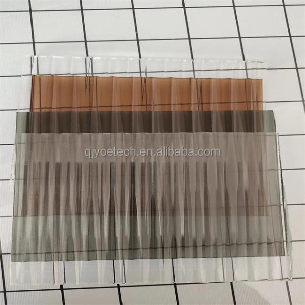 Decorative Building Material 4mm-6mm Bronze Patterned Glass for Interior Decoration