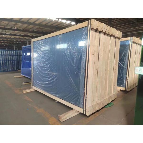 glazed glass curtain wall black