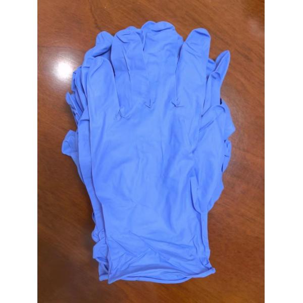 Powder Free White Black Pink Purple Green Blue Disposable Nitrile Examination Gloves