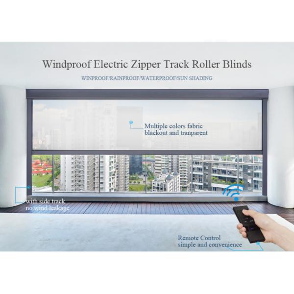 Smart 230V DIY Electric Roller Blind Custom Blackout Motorized Automatic 320cm