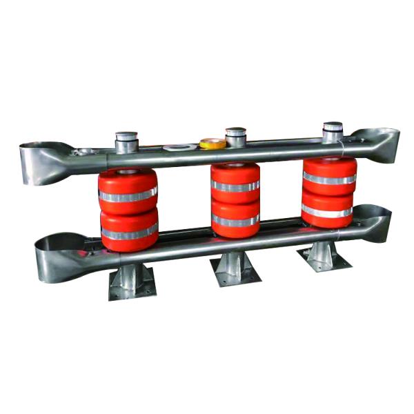 Q235 Q345 EVA Anti Corrosion Galvanized Steel Highway Roller Guardrail