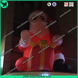 Cheap Inflatable Santa， Lighting Inflatable Claus,Inflatable Santa Claus With LED Light wholesale