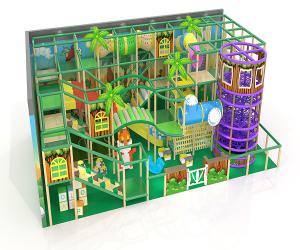 Cheap 5m Kids Indoor Playground Equipment , 100m2 Small Indoor Play Structure wholesale