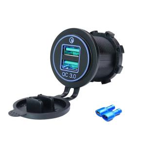 Dual USB QC3.0 Fast Car Charger Adapter