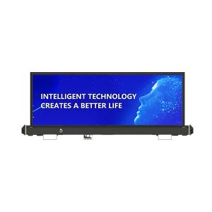 Cheap Android/IOS GPS P3.3 Taxi Roof LED Display 120w Taxi Digital Advertising Screen wholesale