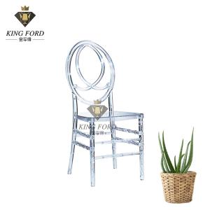 China Exquisite Polycarbonate Resin Coloured Perspex Wedding Plastic Chairs OEM on sale
