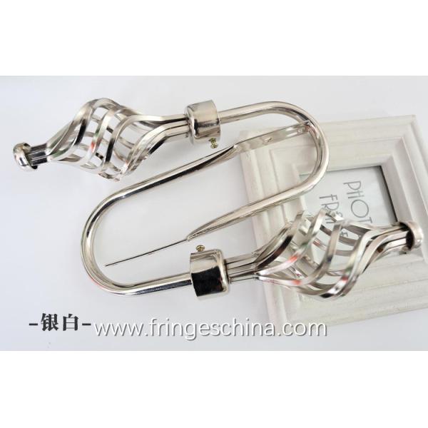 High quality classical customized metal zinc alloy curtain hooks for home decorations