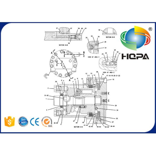 7Y-4222 7Y4222 Final Drive Seal Kit for Excavater CAT E320B E312D2 LGP