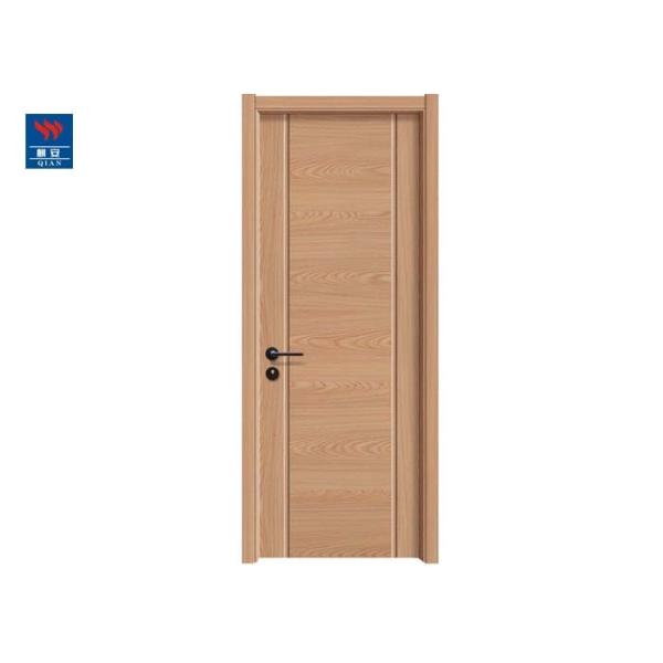 Waterproof Eco-Friendly Wood Plastic Panel Modern Bathroom Design Interior WPC Doors
