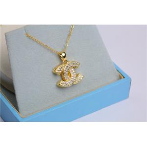 Cheap Pendent Long Chain Hip Hop Plated Jewelry Pendant Necklace 18K Gold Plated for Silver + Zircon wholesale