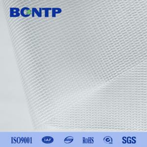 Cheap PVC Transparent Mesh Fabric Laminated Polyester Mesh Transparent Tarpaulin for file pocket wholesale