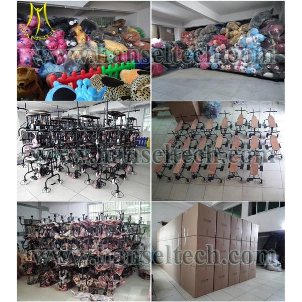 Hansel animal figure children amusement rides kiddie ride on unicorn for sale