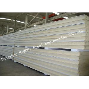 Cheap Heat Insulation 0.3-1.2mm 970mm PU Wall Panel wholesale