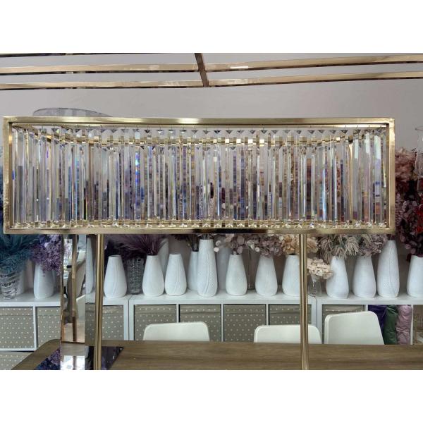 80cm-100cm Tall Black Glass Stemmed Glass Vase Hurricane For Wedding Table Centerpiece