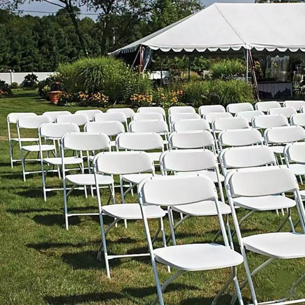 OEM Ergonomic White Plastic HDPE Folding Chair Table OutdoorFor Event