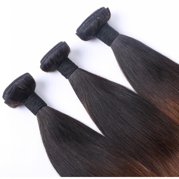 Wholesle 8-30 Inches Human Hair Extension Ombre Color Brazilian Hair Weaving