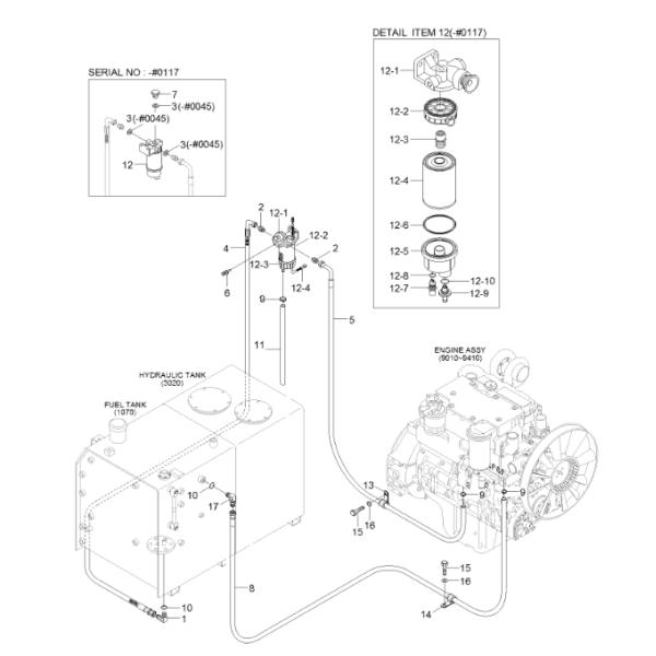 11NA-71041 Element Assy Excavator Filter For HYUNDAI R140LC9 R160LC9 R180LC9 R210LC9