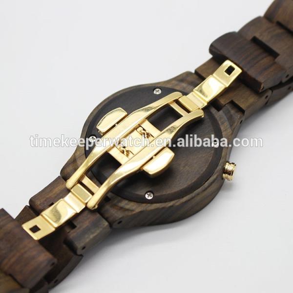 wholesale wood watches ,made in china ,stainless steel case back ,high quality wood watches 2016