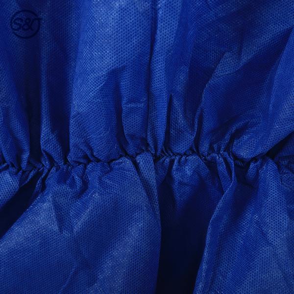 S&J Disposable SMS Coverall Nonwoven 3layer Head to Ankle Protection Elastic Hood, Waist and Ankles Front Zipper Premium Quality