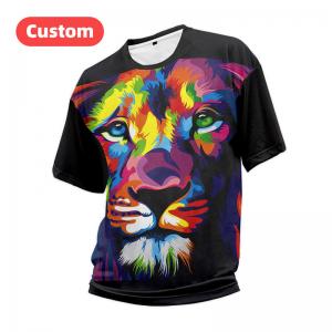 Cheap Non Fading Lightweight Leisure Apparel , Washable Short Sleeve Men T Shirts wholesale
