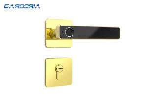 China Zinc Alloy Split Door Lock Support Fingerprint Key Unlock For Wooden Door on sale