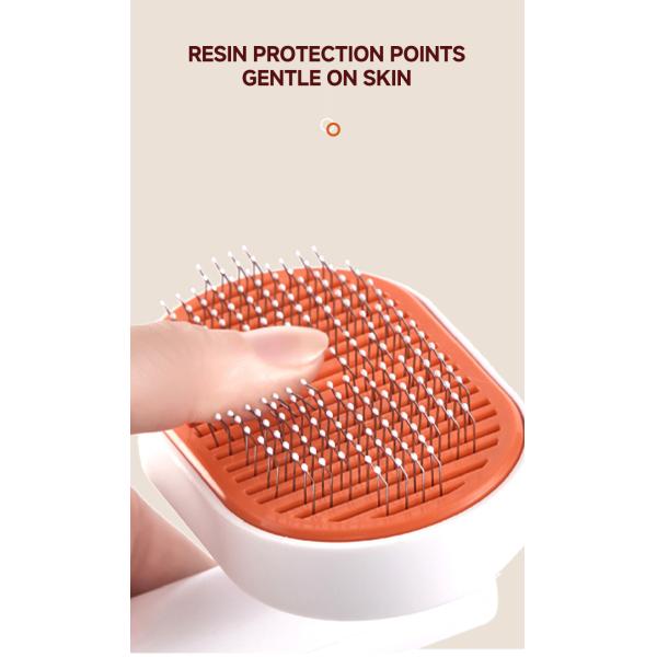 Pet Dog Brush Hair Removal Grooming Tools Cat One-Button Slicker Self Cleaning Comb