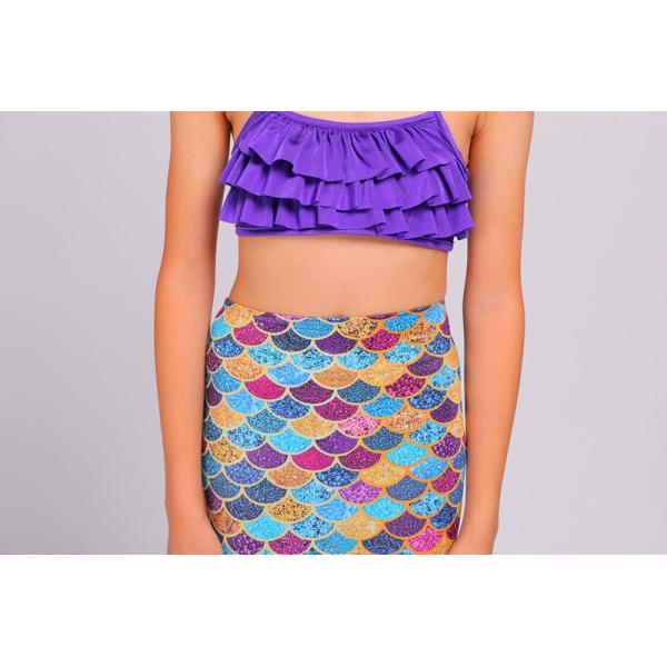 Breathable Childrens Mermaid Tails , Girls Mermaid Tail Swimsuit Princess Costumes