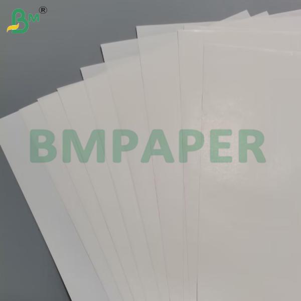 70g White Wet Strength Paper Beer Bottle Labels Paper Waterproof in Sheets