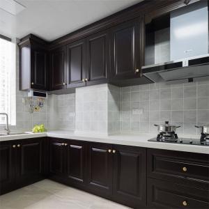 Customized Kitchen Cabinet Fashion Style Wood Kitchen Cabinet Sets Kitchen