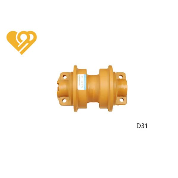 Quality Single Flange Bulldozer Undercarriage Parts Track Roller Forging Technique for sale