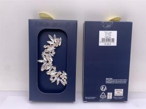 Cheap Wedding Silver Fashion Jewellery Earrings Rhinestone Diamond Geometric wholesale