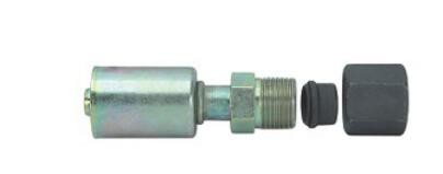 #6 #8 #10 #12 A/C Al joint with iron cap 90 Degree Female O-Ring fitting O-Ring Female Thread 90 degree Hose connector