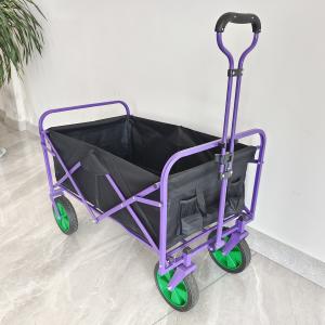 Cheap Folding Wagon Stroller Retractable Handle Practical Camping Cart Custom Wheel wholesale