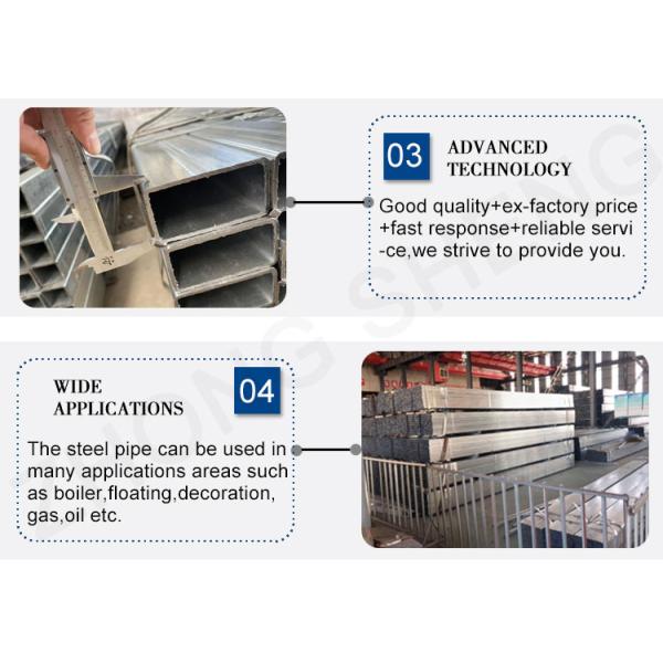 Galvanized 2x2 4x4 inch Square Pipe Metal Fence Post Hot Dip GI Galvanized Steel Square Tube Pipe