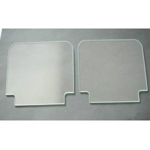 Irregular Silkscreen CNC Physically Tempered Flat Edge Glass