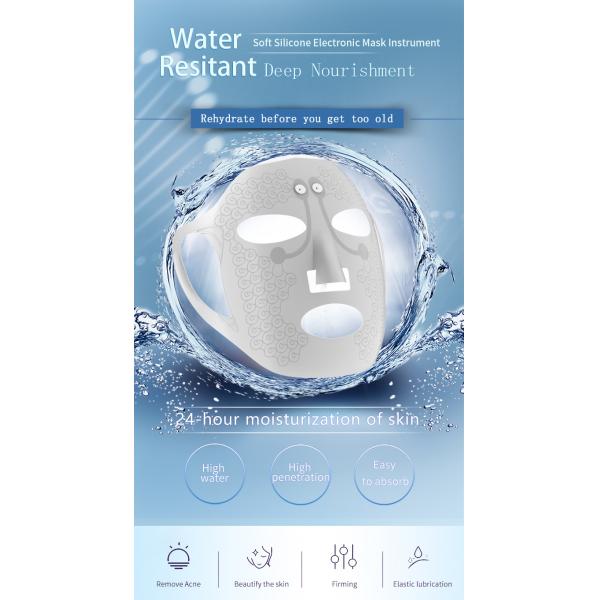 5 Pieces Reusable Silicone Facial Mask Cover Moisturizing Face Silicone Skin Mask