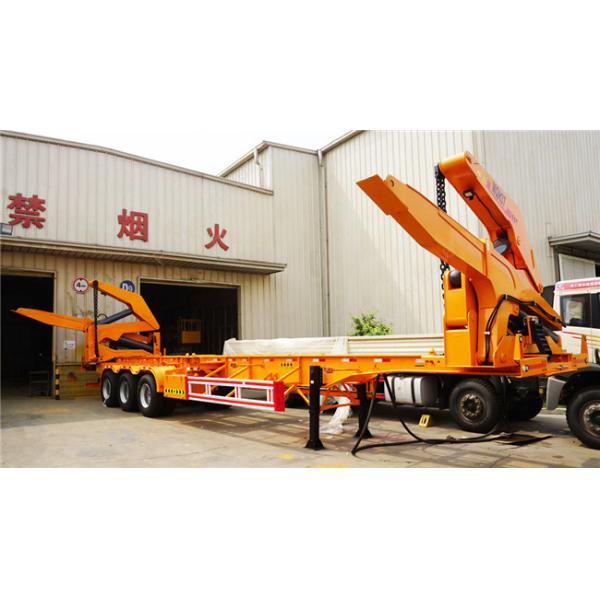 MQH37A 37 Ton Container Side Lifter Trailer Side Loader Truck Trailer 20ft 40ft