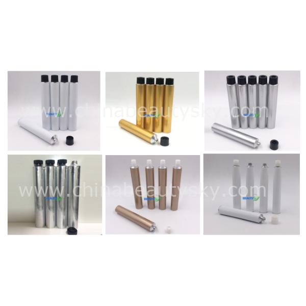 Body Lotion Aluminum Cosmetic Tubes 100ml Volume 175mm Length Eco Friendly