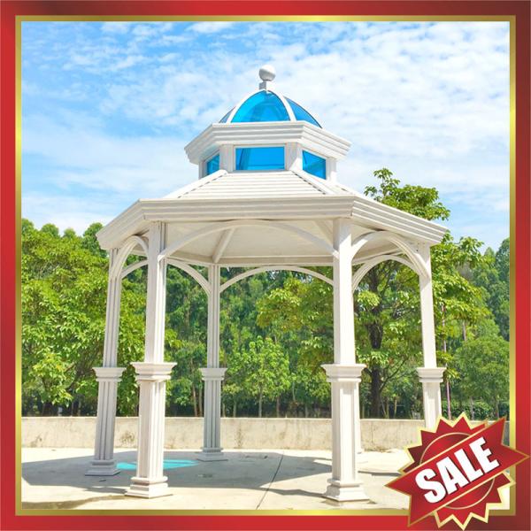 prefabricated garden park villa hotel Aluminium alloy metal gazebo pavilion