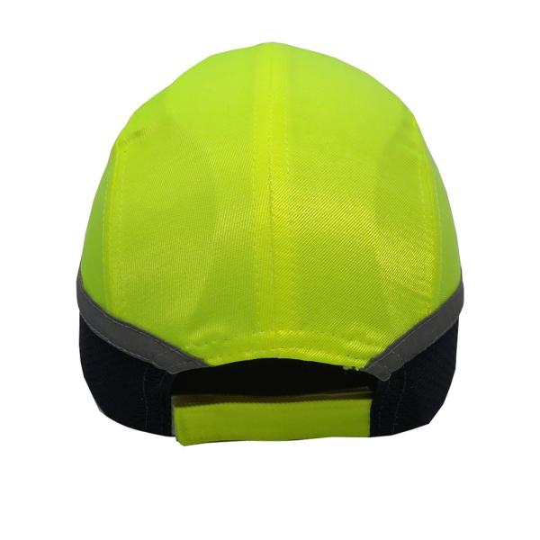 High Visibility Hi-Vis Safety Bump Cap With ABS Insert Helmet CE EN812 Manufacturer