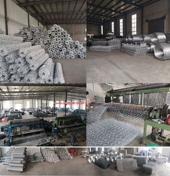 Double Twisted Flexible Corrosion Resistant Gabion Retaining Wall for Erosion Control