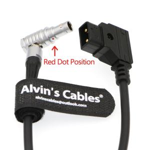 Cheap Alvin's Cables Power Cable for Teradek Bolt 500 2 Pin Rotate 180 Right Angle Male to D TAP wholesale