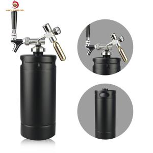 Cheap 128oz Pressurized Mini Keg With 30PSI Adjustable Regulator wholesale