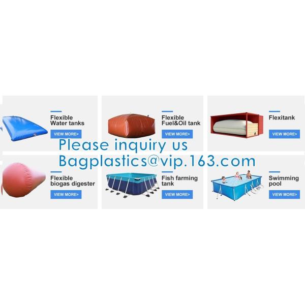 Flexible Pillow Water Tank Collapsible Oil Bladder Plastic Tank, Liquid Storage Tank, Flexible tank, cube, marine